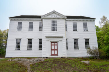 A photo of the exterior of Rocky Mountain Meeting House.